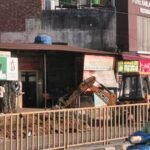 कांगड़ी में हाईवे किनारे अतिक्रमण पर चला एनएचएआई का बुलडोजर
